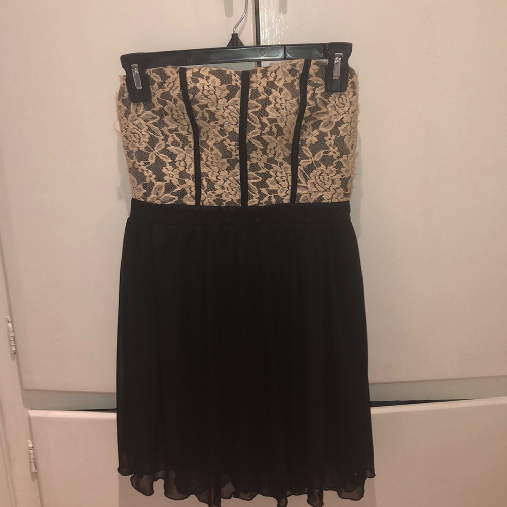 Strapless Lace Dress